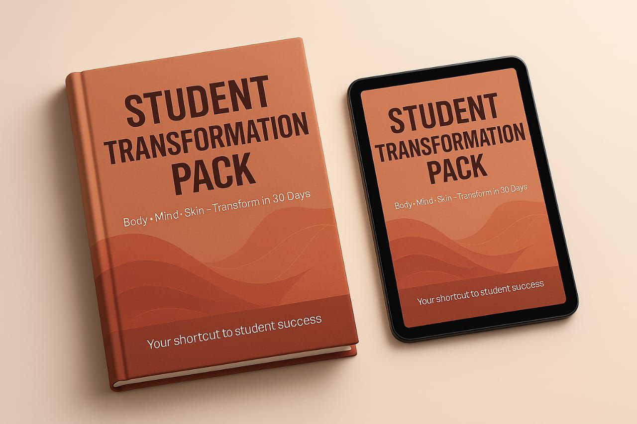 Student Transformation Pack: Body β’ Mind β’ Skin β Transform in 30 Days Digital e-book (PDF)